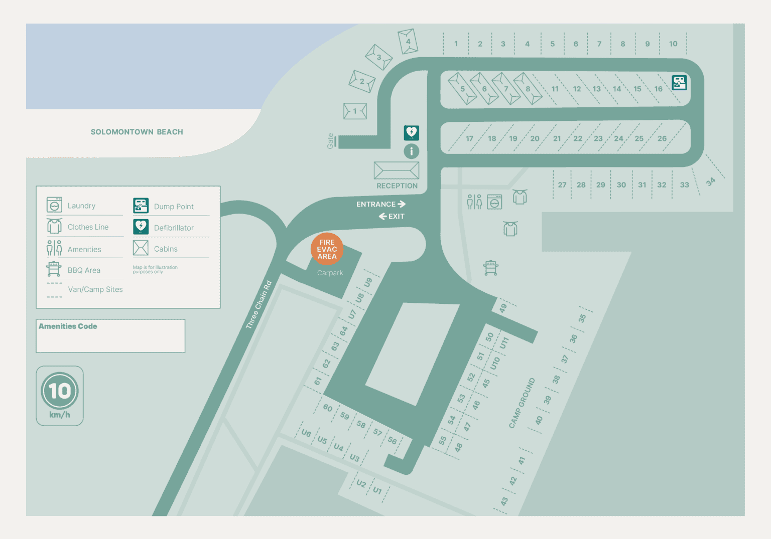 EHP Port Pirie Park Map